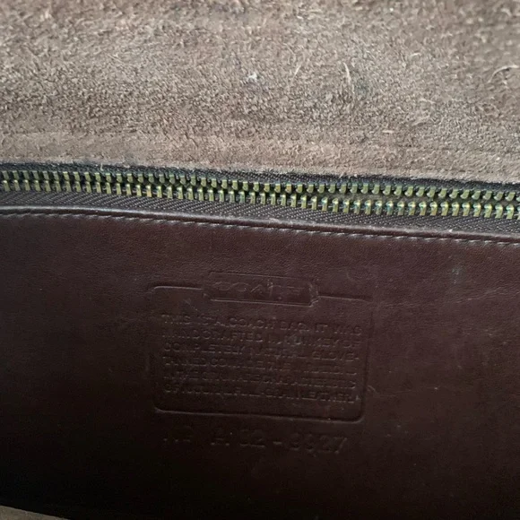 Coach Dark Brown Leather Bag - Picture 4 of 5